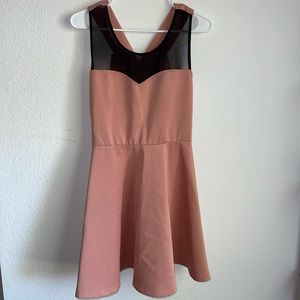 Pink/Salmon skater dress